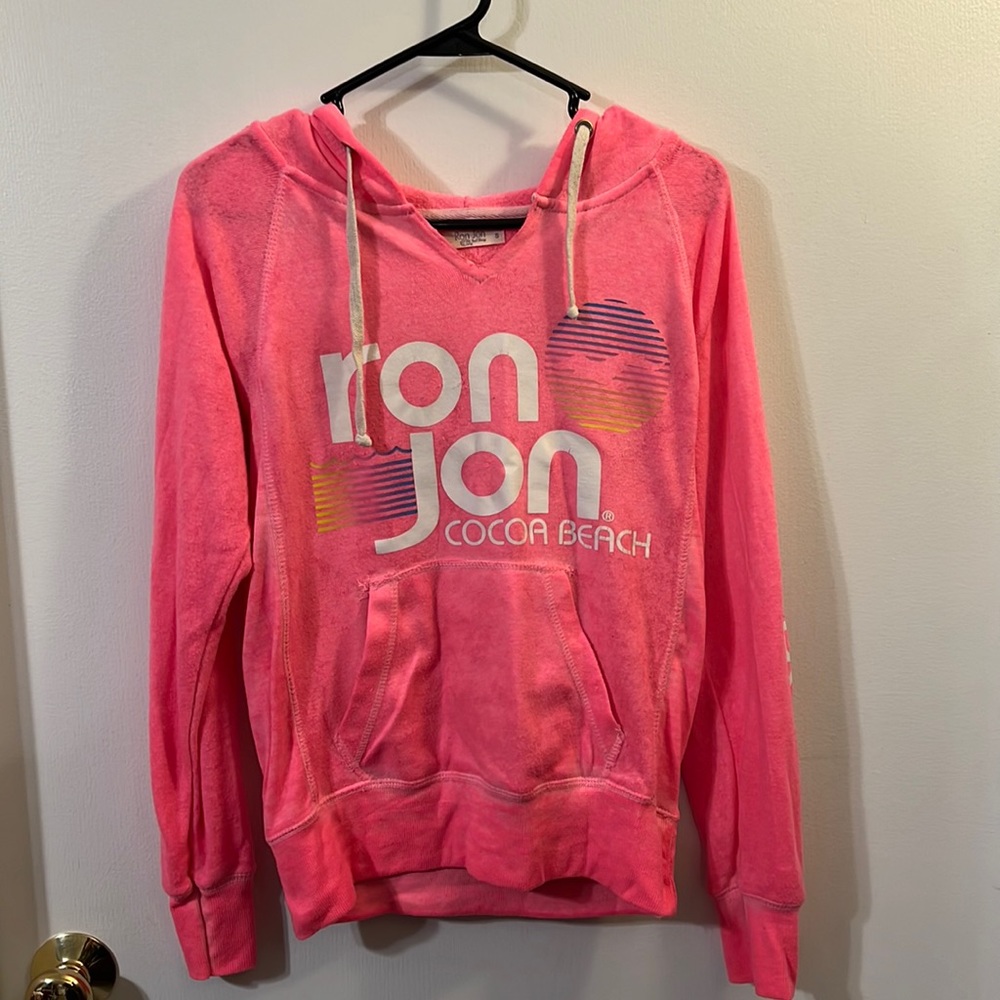 Ron Jon pink sweatshirt